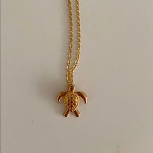 Gold Turtle Necklace